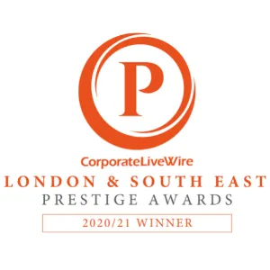 London & South East Prestige Award Winner 2020 2021